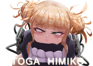 金髮雙馬尾、表情憤怒的動漫女孩，穿著黑色服裝，肩上扛著槍。