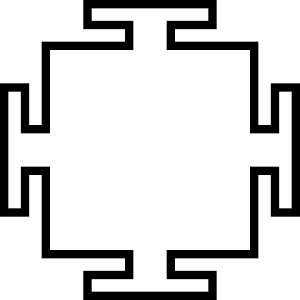 抽象十字圖案