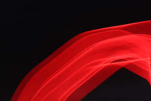 紅色光線在黑色背景上以平滑的抽象圖案流動。 — 抽象 壁紙