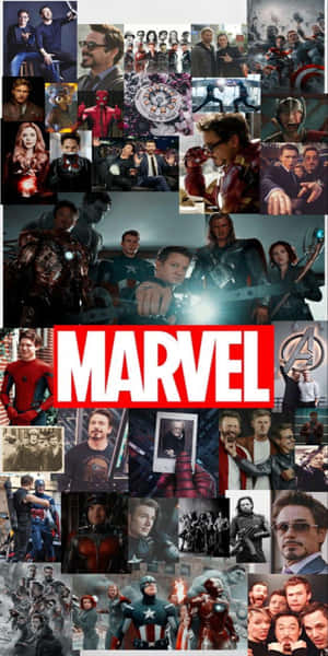 Marvel超級英雄拼貼畫， featuring Iron Man Captain America Thor 及其他英雄。 — 復仇者聯盟 壁紙