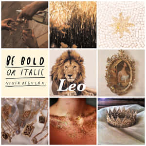 拼貼圖片集，帶有文字「be bold or italy leo」 — 意大利卡普里 壁紙