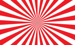 帶有銳利幾何線條的紅白放射狀爆發圖案。 — 美麗的日落動畫 壁紙