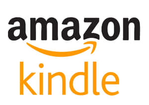 純白背景上的黑色和橙色亞馬遜Kindle標誌。