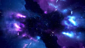 深空中色彩繽紛的宇宙星雲和恆星的壯麗景色。