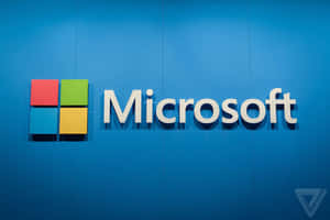 Microsoft 標誌，在藍色背景上有四個彩色方塊。