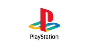 白色背景上帶有紅色 P 和彩色環的 PlayStation 標誌。