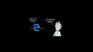 Rick Sanchez嘲笑Edge瀏覽器下載Firefox。