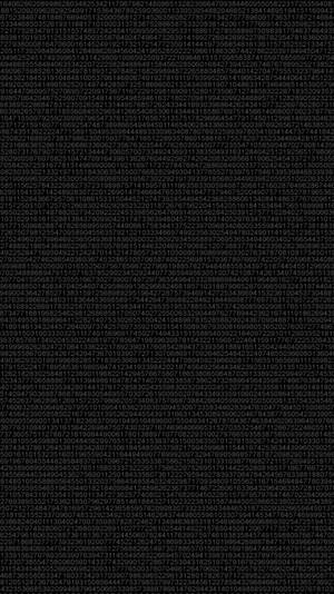 黑色背景上帶有滾動十六進制代碼的Wallpaper
