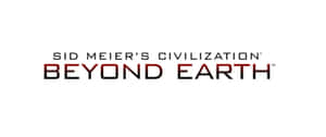 Sid Meier's Civilization Beyond Earth 遊戲標誌，採用紅黑文字。 — 簡約 壁紙