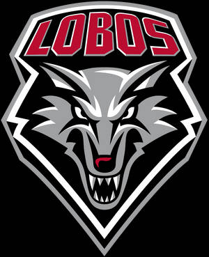 帶有紅色點綴和「LOBOS」字樣的兇猛狼吉祥物標誌。