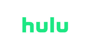 白色背景上的綠色 Hulu 標誌 — 螢幕保護 壁紙
