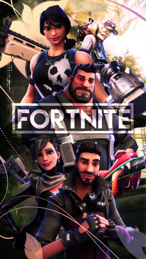 Fortnite 遊戲角色在叢林環境中手持武器。