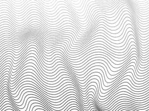 黑色波浪線以催眠圖案在白色背景上流動。 — 白色美學gif 壁紙