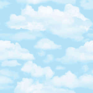 柔軟的白雲漂浮在平靜的淺藍色天空中。 — 藍天 壁紙