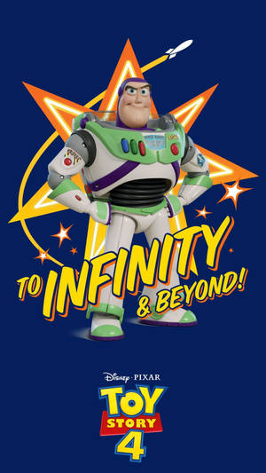 《反斗奇兵4》嘅巴斯光年着住太空裝，有『To Infinity & Beyond!』文字