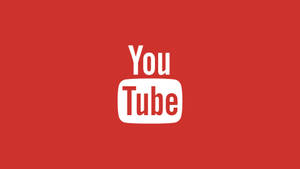 紅色背景上的 YouTube 標誌 — 美學 壁紙