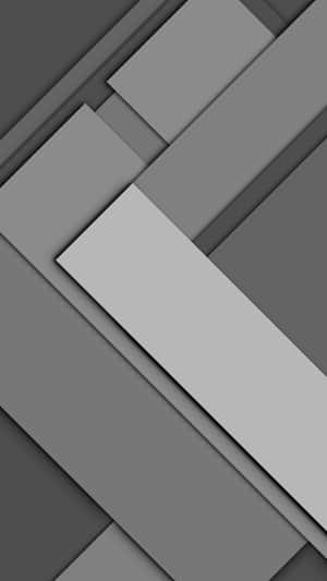 抽象幾何牆紙，帶有重疊的灰色面板和柔和陰影。 — 純灰色 壁紙