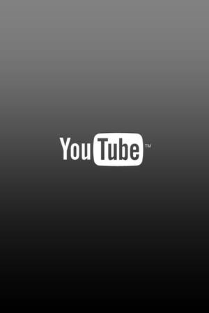 漸變灰色背景上的 YouTube 標誌 — YouTube 壁紙