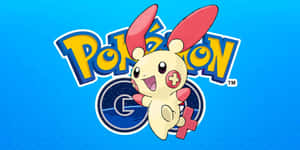Pokémon GO標誌，有一個微笑的寶可夢角色拿著紅色十字。