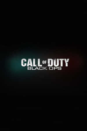 在深色背景上帶有綠色和紅色光芒的 Call of Duty Black Ops 遊戲標誌。