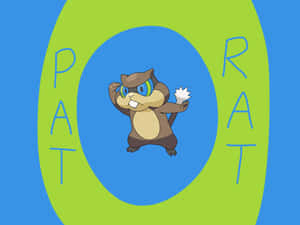 一個卡通帕特拉特拿著雪花，周圍有「PATRAT」文字。