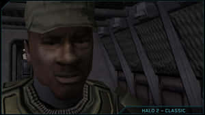 Halo 2 Classic 太空船內穿著軍服的士兵。 — 現代戰爭 壁紙