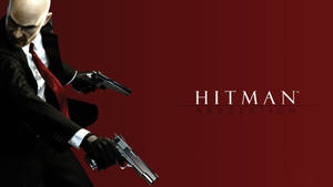 Hitman Absolution 遊戲封面，一個光頭刺客手持兩把手槍。 — 火影忍者海報 壁紙