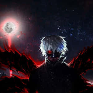 東京喰種 Kaneki Ken 全喰種 黑月背景頭像
