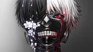 東京喰種 半喰種頭像 Kaneki Ken 喰種形態 紅眼 面具