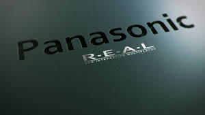 Panasonic R-E-A-L 3DO Interactive Multiplayer 標誌在深綠色紋理背景上。