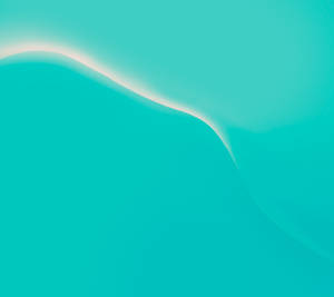 帶有流動波浪形狀的抽象青綠色和白色漸變。 — 像素 壁紙