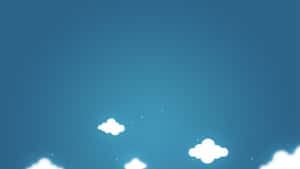 柔軟的雲朵在夜晚的星空藍天上漂浮。 — 暗黑極簡 壁紙