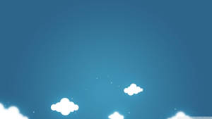 柔軟的雲朵在夜晚的星空藍色天空中漂浮。 — 唯美雲朵動態 壁紙