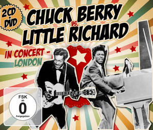 Chuck Berry和Little Richard在倫敦現場音樂會演出。 — 荷里活 GIF 壁紙