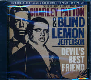 Charley Patton 和 Blind Lemon Jefferson 的《Devil's Best Friend》專輯封面，帶有風格化肖像和大膽文字。