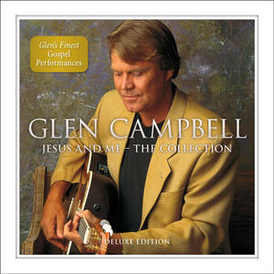 Glen Campbell 在福音音樂專輯封面上彈奏結他。 — 荷里活 GIF 壁紙