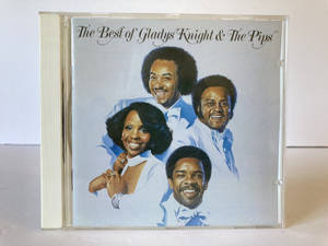 Gladys Knight and The Pips 穿著藍色西裝微笑的CD封面。 — 音樂 GIF 壁紙