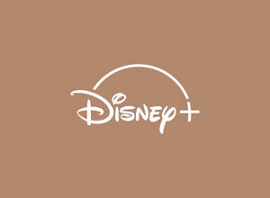 棕色背景上的Disney+串流服務標誌 — 凌志標誌 GIF 壁紙