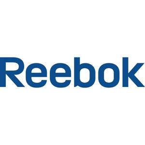 白色背景上的藍色 Reebok 標誌