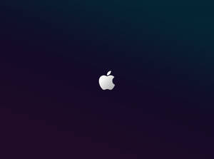 深色漸變背景上的Apple標誌，帶有對角線條紋