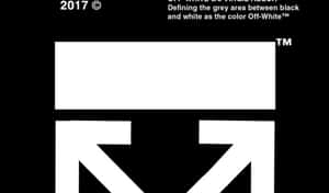 黑白簡約標誌，帶有箭頭形狀和文字 — 簡約桌面壁紙