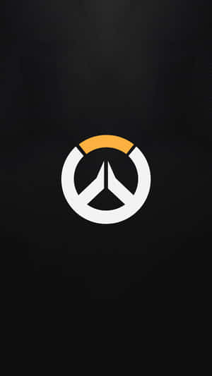 黑色紋理背景上的 Overwatch 標誌