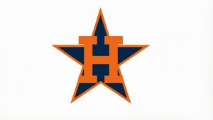橙色和深藍色星星標誌，帶有字母 H