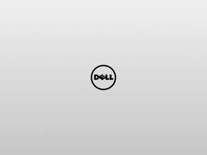 灰色漸變背景上的Dell標誌