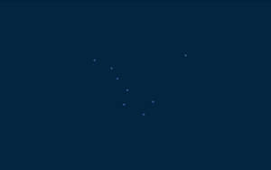 深藍夜空中的發光點星座圖案
