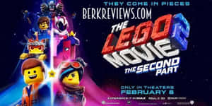 LEGO電影海報，角色在太空微笑