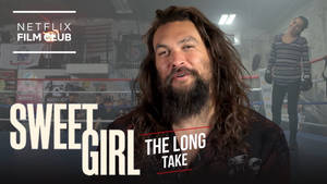Jason Momoa 在 Netflix Film Club 訪問期間身處拳擊台。
