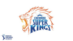 Chennai Super Kings 板球隊標誌，以咆哮的獅子、皇冠和球隊名稱爲特色。 — Cia標誌 壁紙