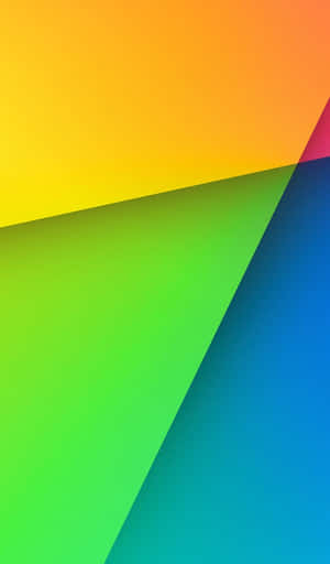 帶有對角漸變色塊的抽象彩色幾何牆紙。 — Galaxy Tab A11 壁紙