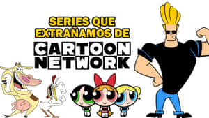 包括飛天小女警和傑尼·布拉沃在內的 Cartoon Network 角色出現在宣傳圖形中。